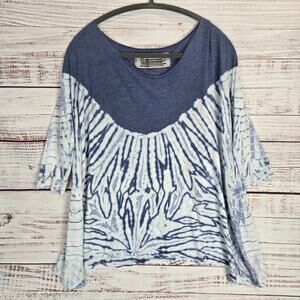 We the Free La Livin Coastal Top Sm Lightweight Tie Dye Whimsy Fairy Beach Boho